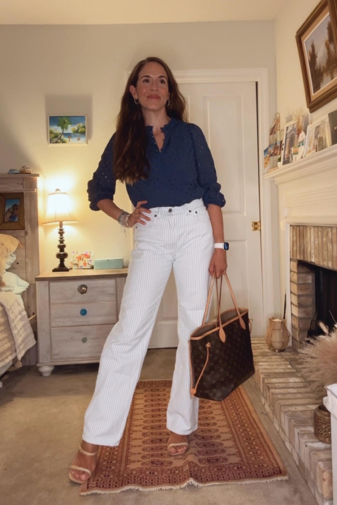 The eyelet top I was gifted from my fave Amazon retailer that I recently posted styled differently with a great pair of high waisted straight leg jeans to go out to eat with my Hubby or again with family in Brazil. All linked here to shop including my accessories!  

#LTKFindsUnder50 #LTKFindsUnder100 #LTKStyleTip