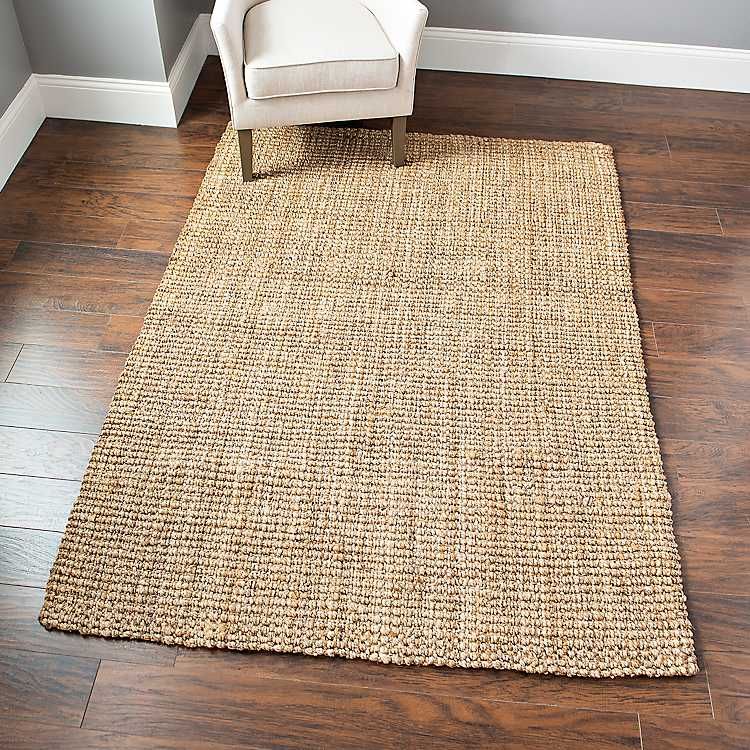 Hand Loomed Jute Area Rug, 5x7 | Kirkland's Home