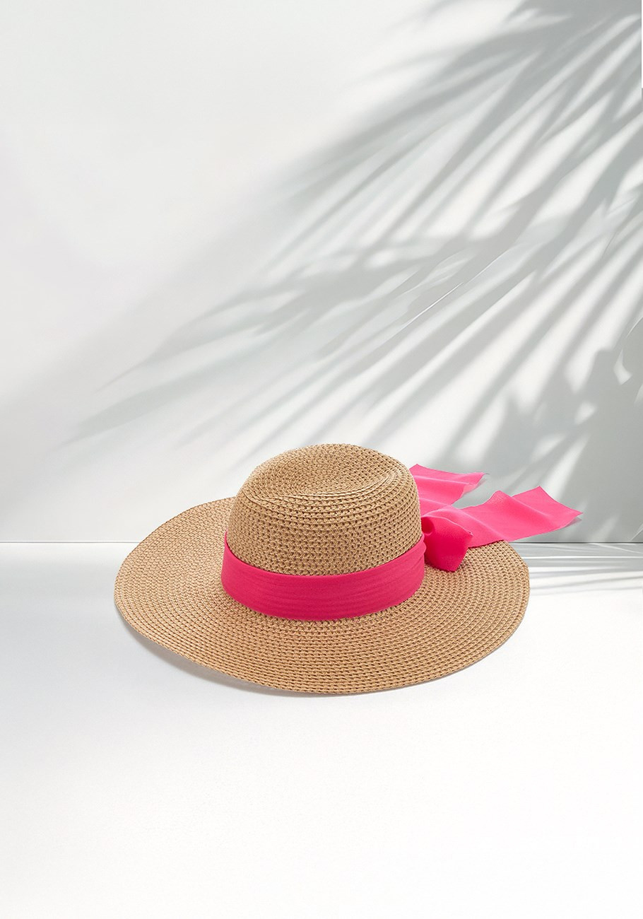 bow detail sun hat | Lascana