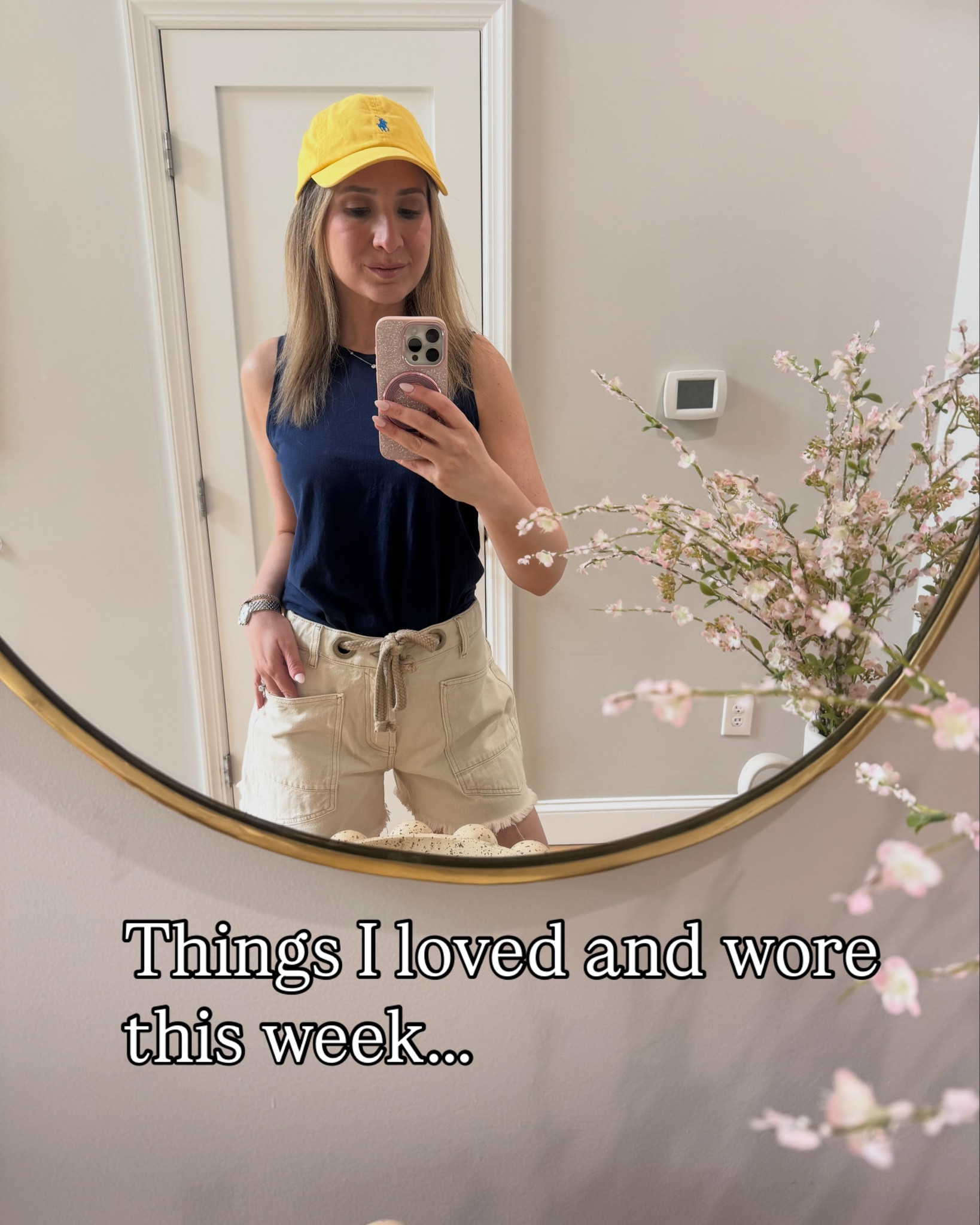 Sports Jenna! Love these @freepeople shorts!

Polka dots and crepe Myrtles in bloom 🌸

Switching it up and styling a coffee table 

New in for fall 

Reformation halter try on + strawberry matcha 

My girl did her own hair and front tuck 

All Star Game 🇺🇸

My boy and his beanie baby loving smile 

Totes, bag charms, and a water bottle that matches the trees 🌳