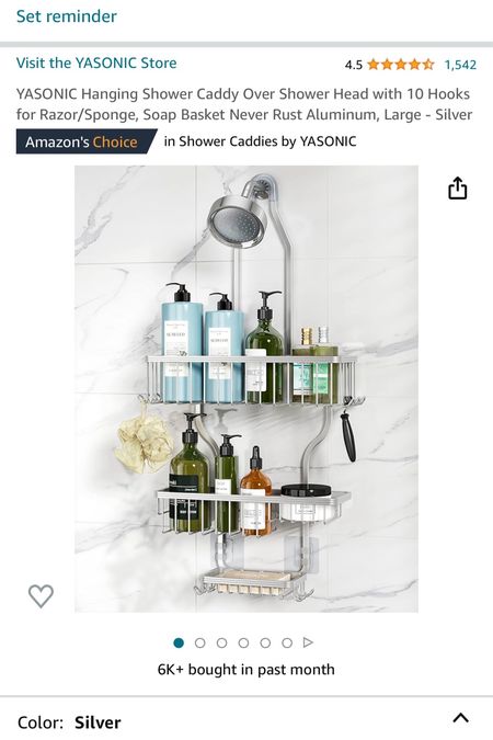 Things we’ve bought for the new house. Shower caddy for more storage 

#LTKhome #LTKfindsunder50