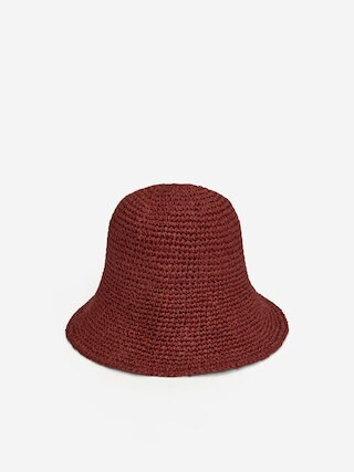 Straw Sun Hat – Brown – Women – ARKET GB | Arket UK