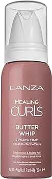 L'ANZA Healing Curls Butter Whip Styling Foam, Hair Styling Mousse for Curly Hair, Wavy Hair & Af... | Amazon (US)