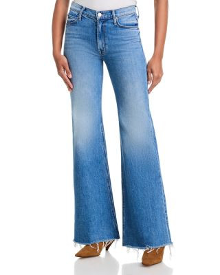 Mother The Doozy Fray High Rise Flare Jeans in Heads or Tails | Bloomingdale's (US)