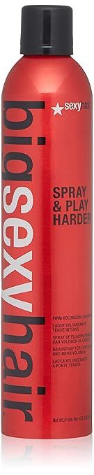 SEXYHAIR Big Spray & Play Harder Firm Volumizing Hairspray, 10 oz | Amazon (US)