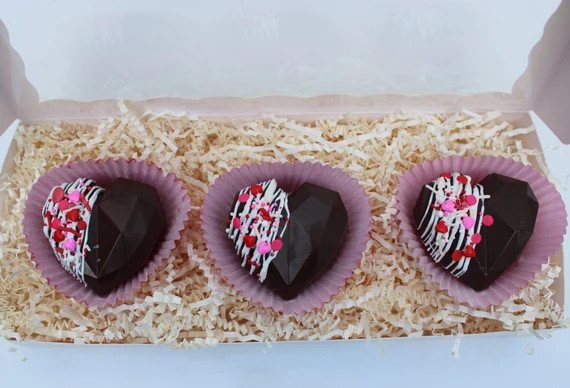 Heart Shaped Hot Chocolate Bombs gift Set | Etsy | Etsy (US)