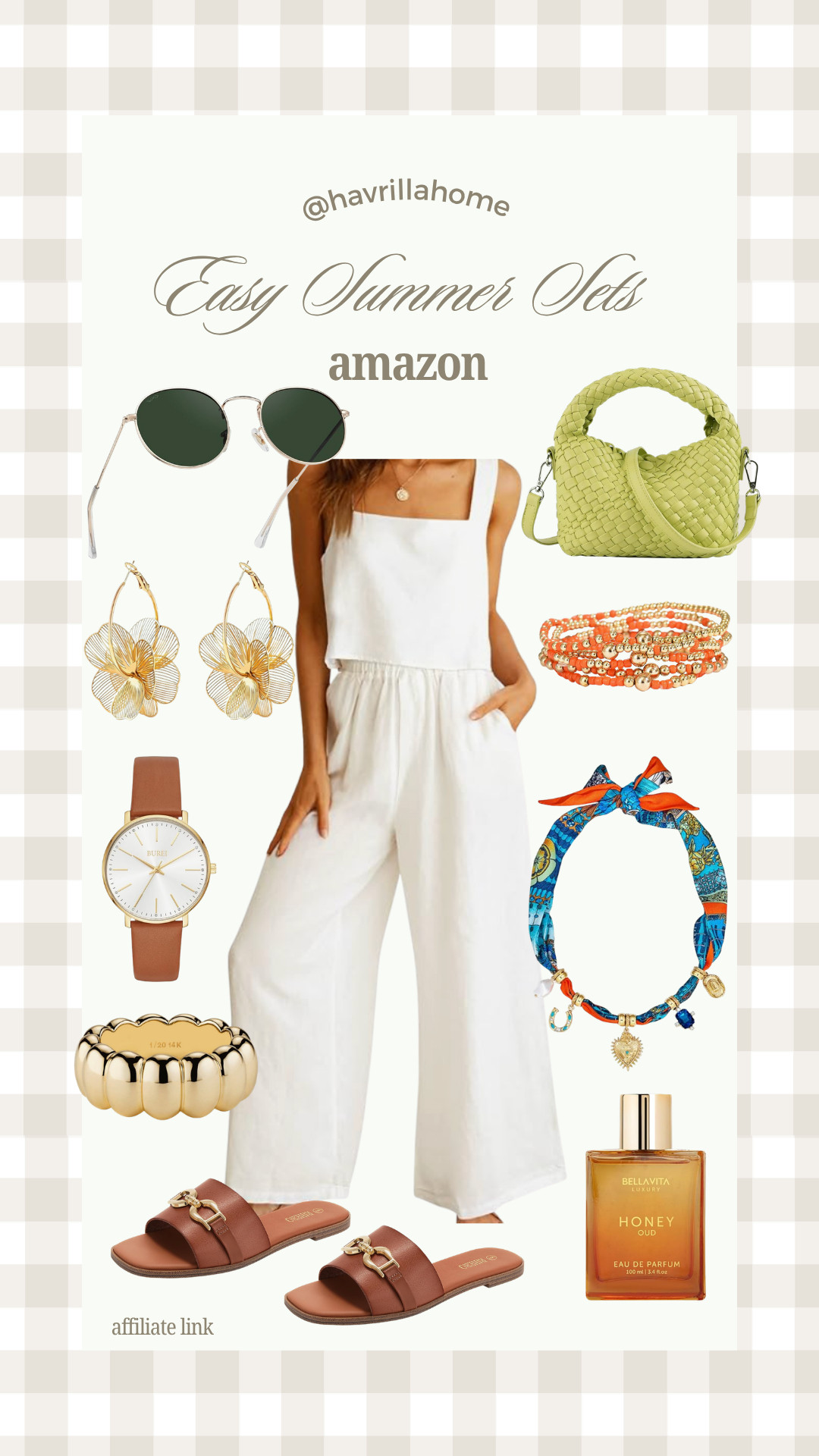 Amazon Easy Summer Sets, matching set outfit, Amazon clothing finds, casual summer outfit, one piece jumpsuit, vacation outfit ideas, comfortable fashion, summer accessories, woven handbag, statement earrings, everyday style, neutral outfit inspiration, travel outfit, resort wear, affordable Amazon fashion, effortless style

#LTKgrwm #LTKootd #LTKBeauty