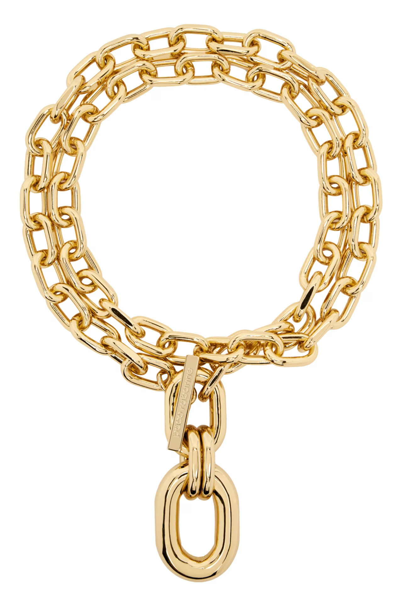 Rabanne - Gold XL Link Necklace | SSENSE