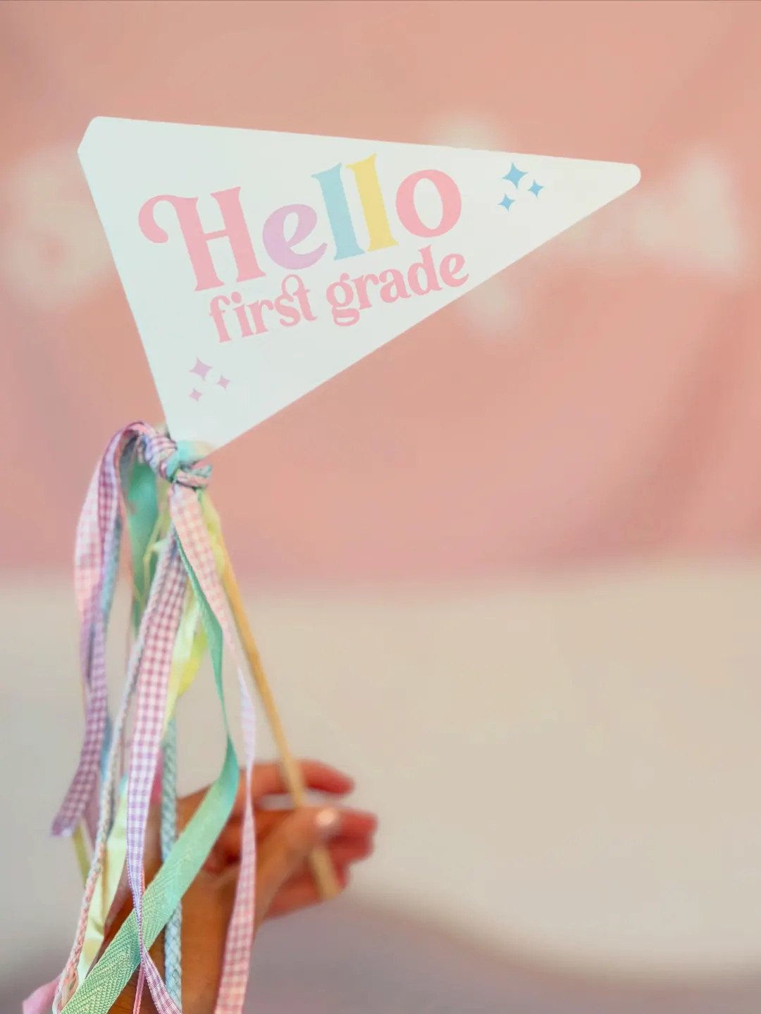 First Day of School Pennant Flag | Last Day of School Flag | Pastel Pennant Flag | Kids Pennant F... | Etsy (Global)