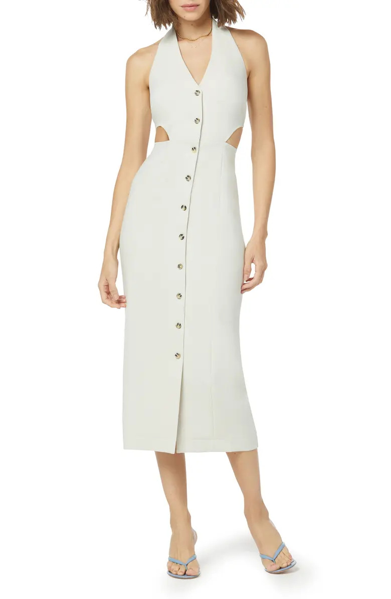 Button-Up Halter Neck Dress | Nordstrom