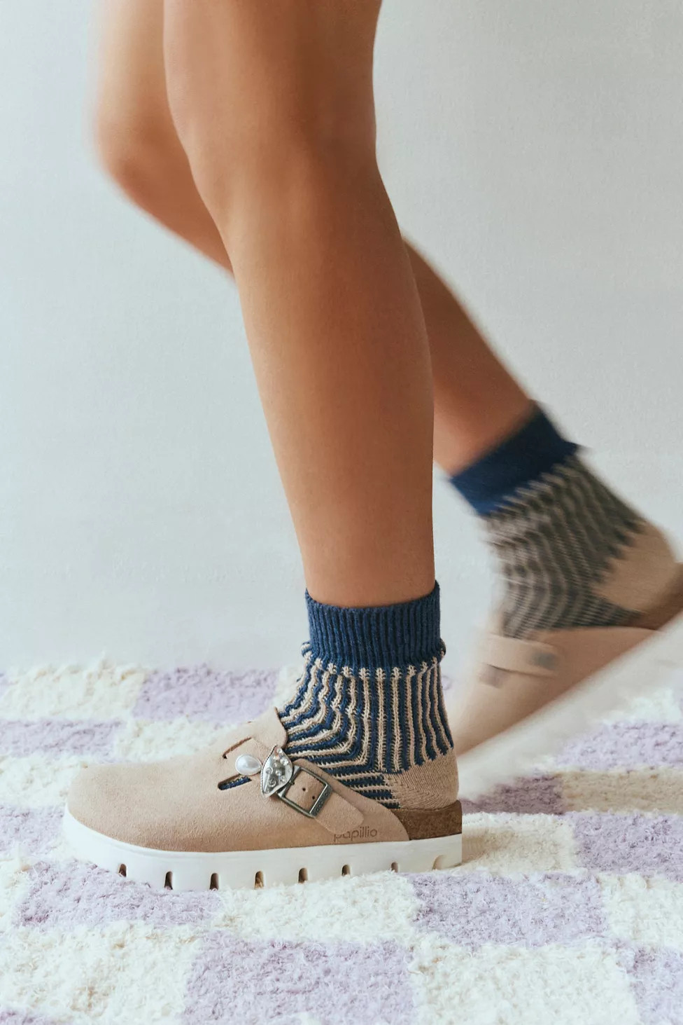 Birkenstock Women's Papillio Boston Chunky Suede Clog | Urban Outfitters (US and RoW)