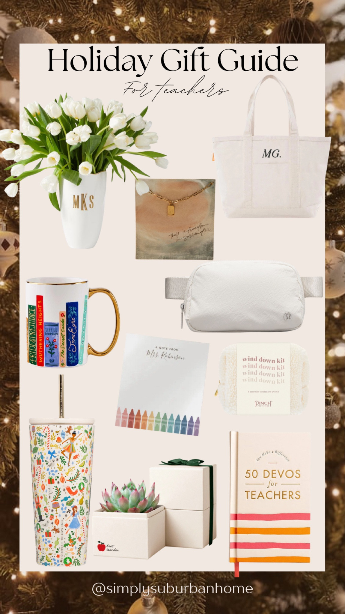 Teacher, teacher gift, holiday gift guide, gift guide, teacher, purse, mug, tumbler, Christmas, Christmas gift guide, gift guide for teachers

#LTKFindsUnder50 #LTKGiftGuide #LTKHoliday