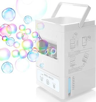 KIDWILL Portable Bubble Machine for Kids, Automatic Bubble Blower Rechargeable Bubble Maker Toy w... | Amazon (US)