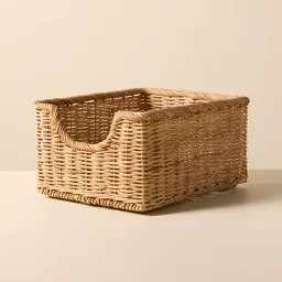 Woven Rattan Pantry Storage Basket - Hearth & Hand™ with Magnolia | Target