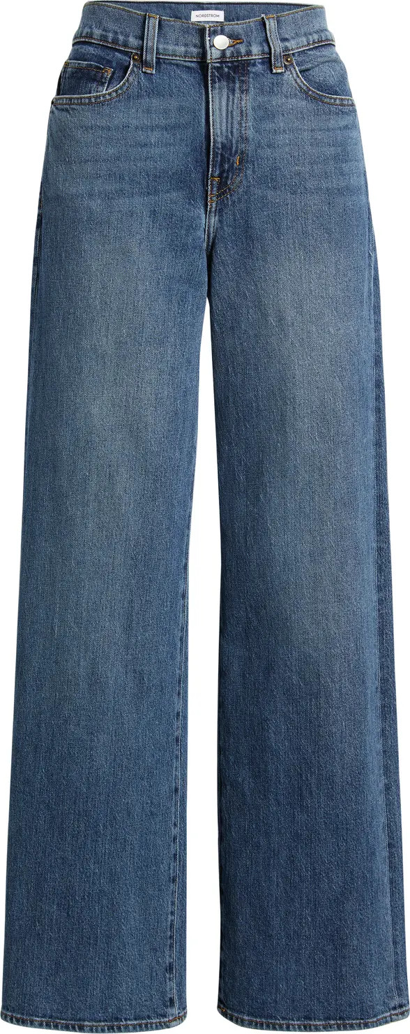 Nordstrom High Waist Wide Leg Jeans | Nordstrom | Nordstrom
