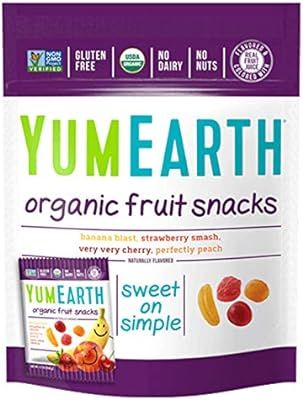 YumEarth Organic Fruit Snacks, 3.5 Ounce (Pack of 1) | Amazon (US)