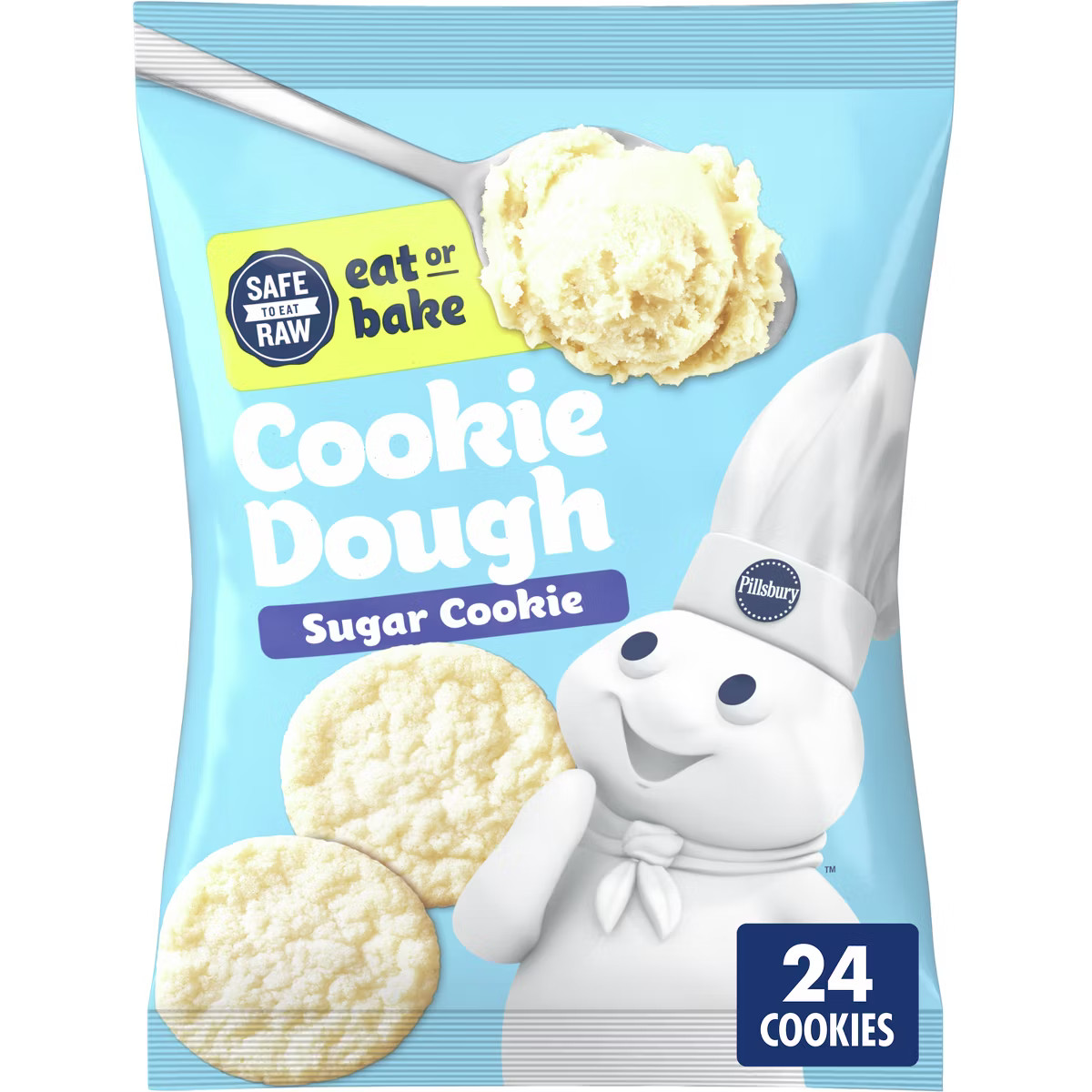 Pillsbury Sugar Cookie Cookie Dough - 16oz/24ct | Target