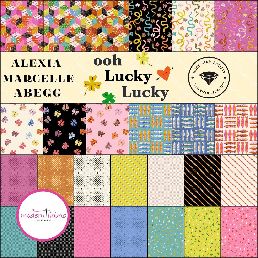 Ooh Lucky Lucky by Alexia Marcelle Abegg- Fat Quarter Bundle- March 2025 - Etsy | Etsy (US)