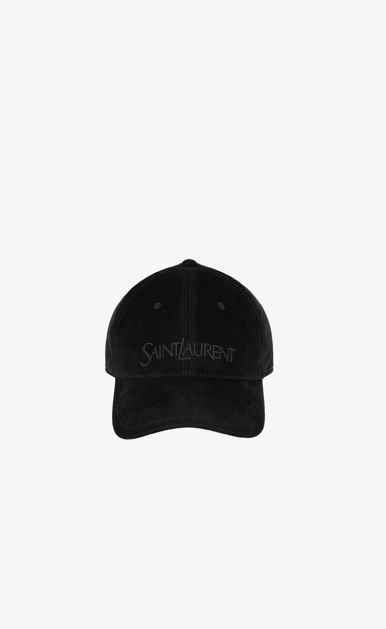 vintage six-panel baseball cap with an adjustable closure and SAINT LAURENT embroidery on the fro... | Saint Laurent Inc. (Global)