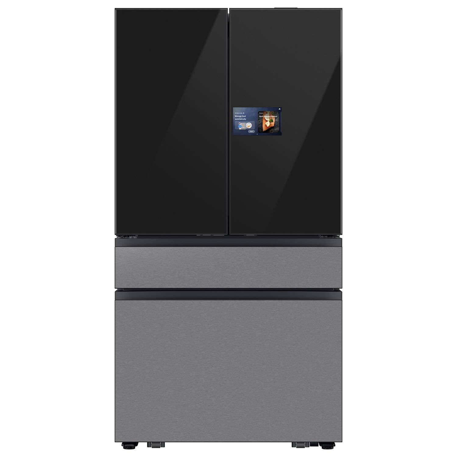 Samsung - Bespoke 29 cu. ft. 4-Door French Door Refrigerator with AI Home - Stainless Steel | Best Buy U.S.
