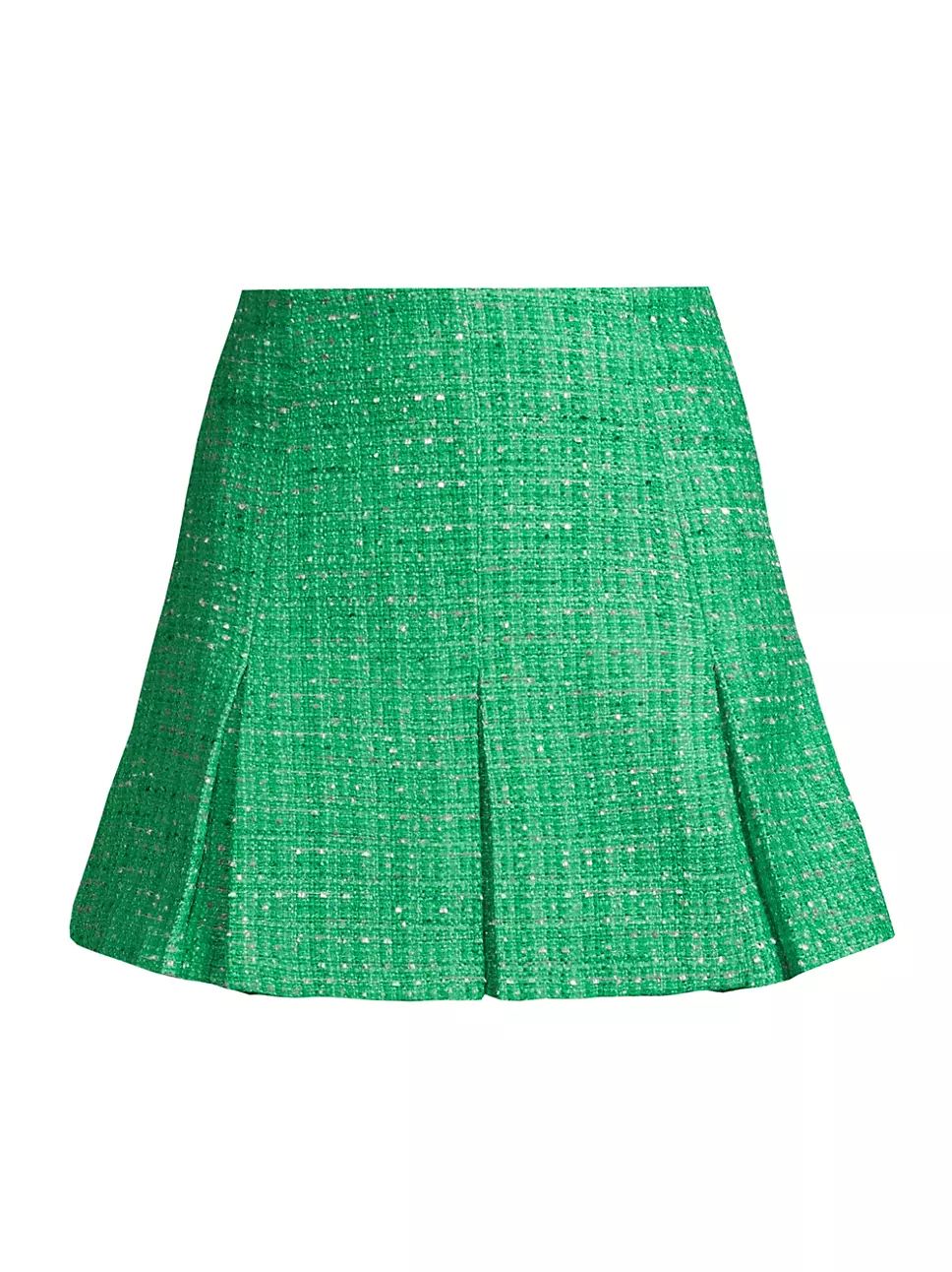 Cammi Tweed Pleated Miniskirt | Saks Fifth Avenue