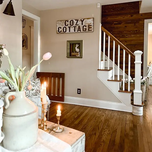 Cozy Cottage Canvas Wall Art | Antique Farm House