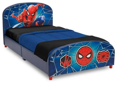Delta Children Marvel Spider-man Upholstered Twin Bed | Ashley Homestore