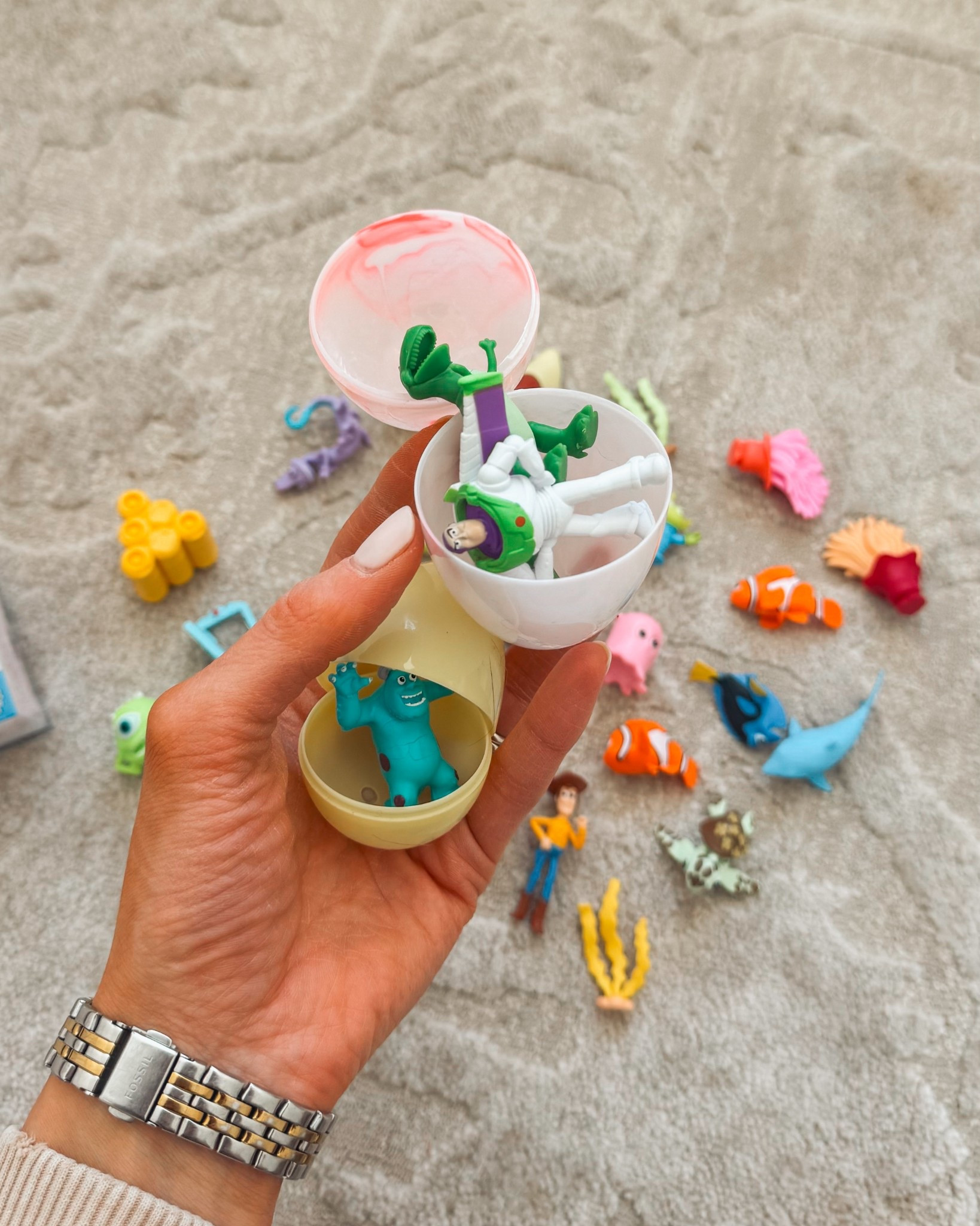 Non-candy Easter egg stuffers for toddler! Spotted these in the checkout aisle at Walmart. Nemo, Toy Story, and monsters inc. under $5 each!

#LTKKids #LTKSeasonal #LTKBaby