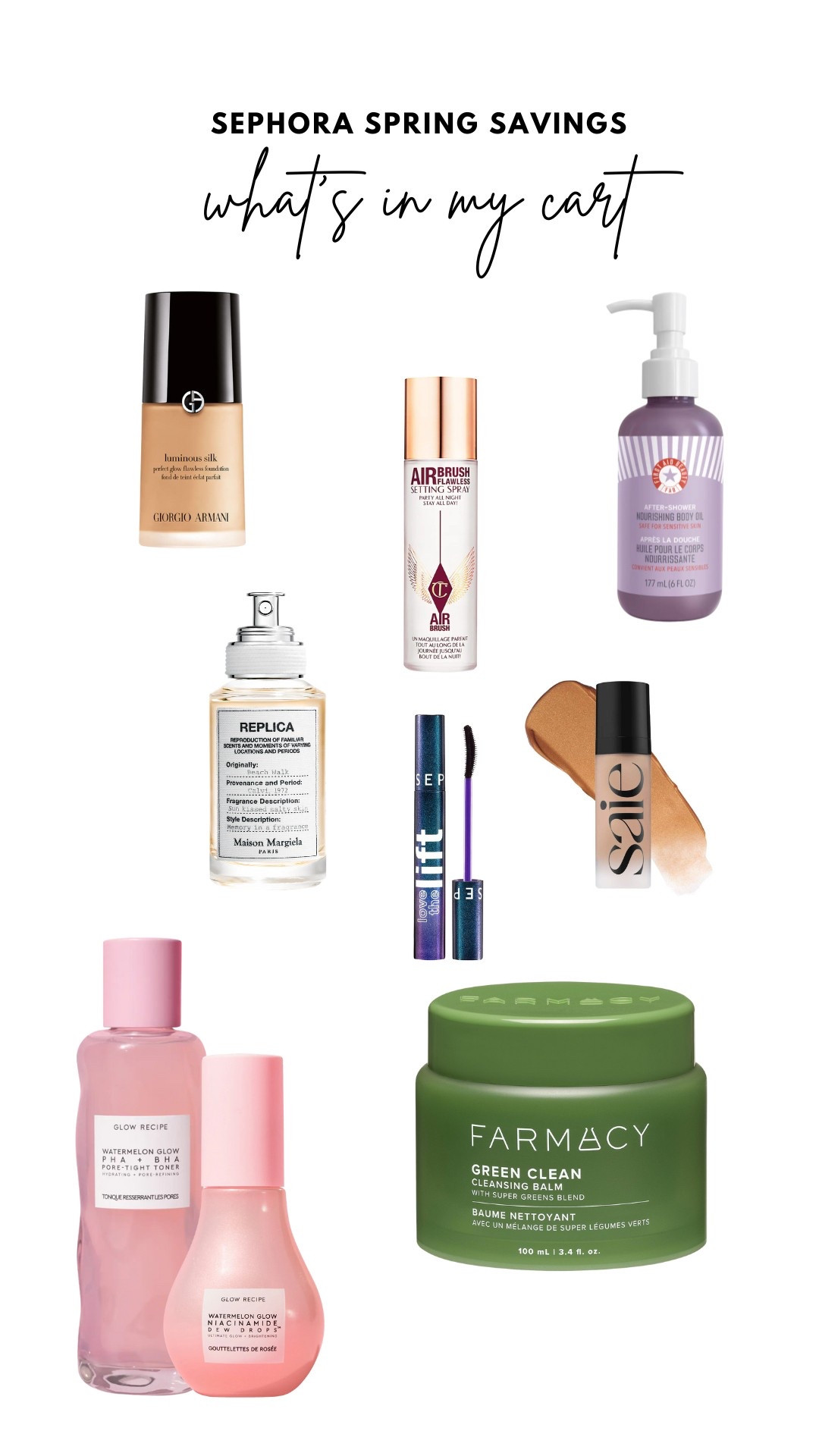 What's in my cart for the Sephora Spring Sale! 

#LTKbeauty #LTKspring #LTKcanada