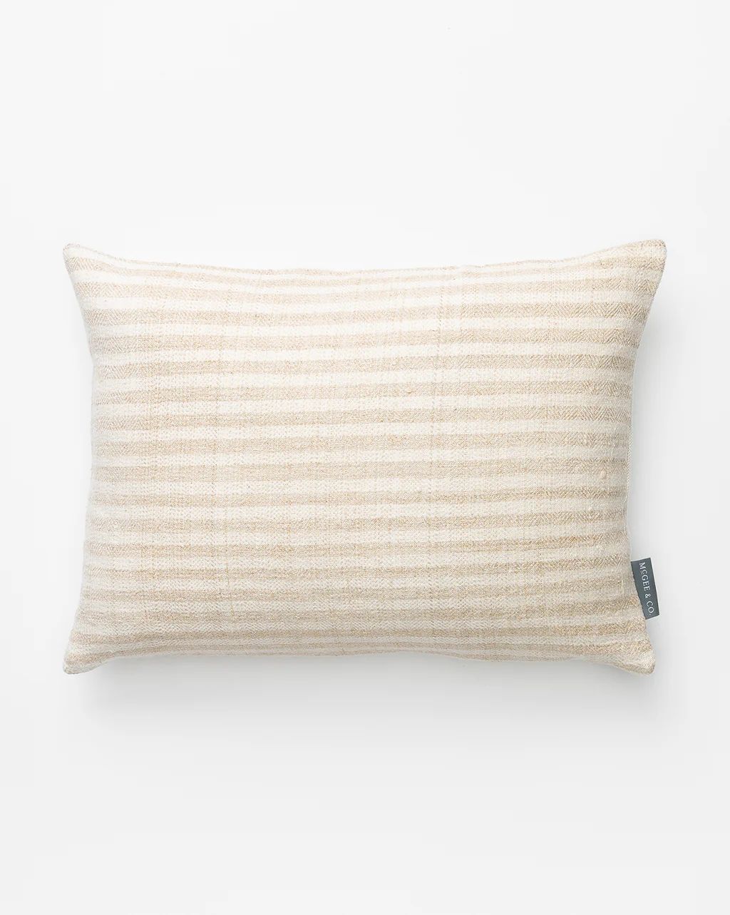 Vintage Natural and Cream Stripe Pillow Cover | McGee & Co.