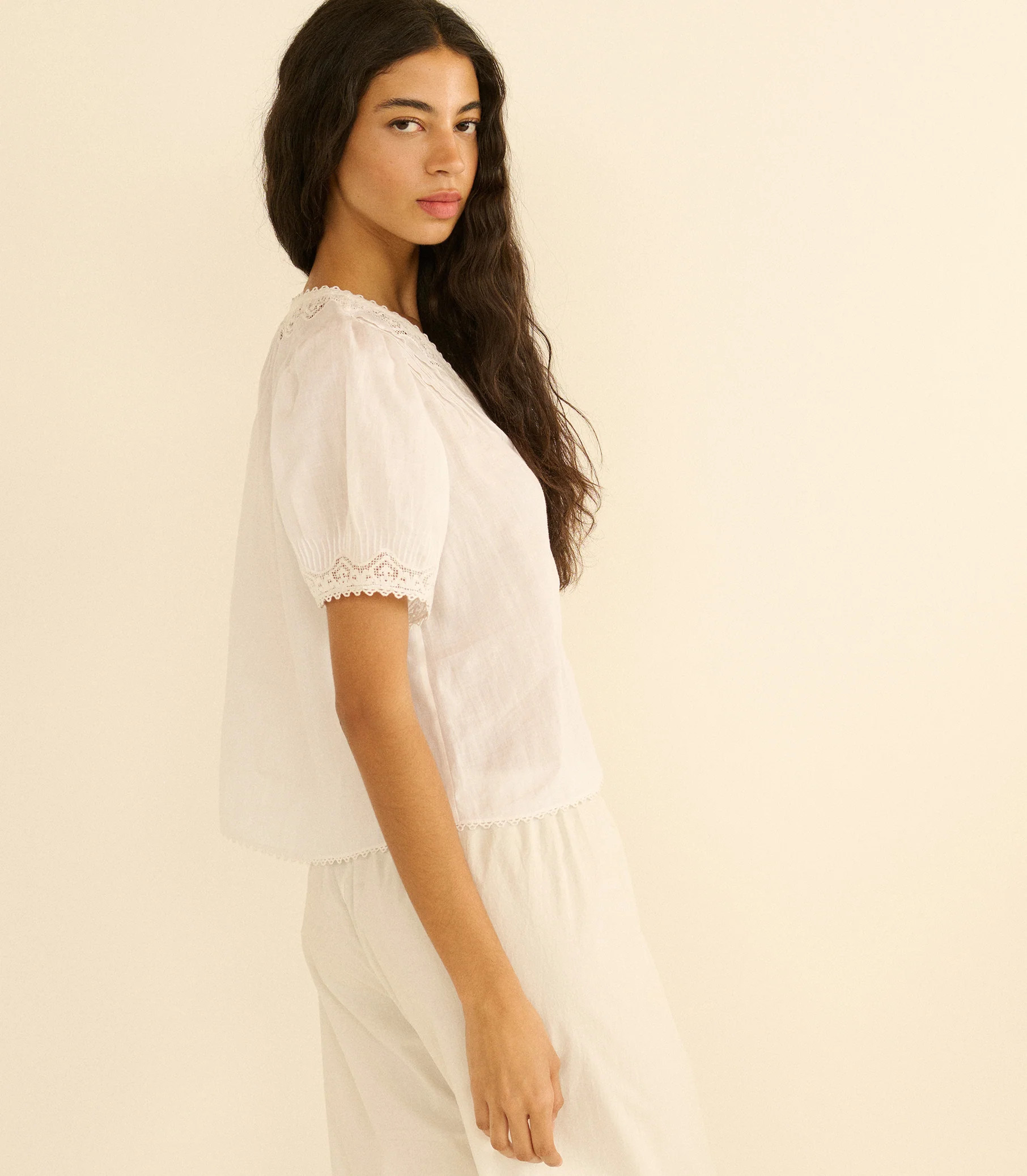 Brigitta Top - Salt | DÔEN | DOEN