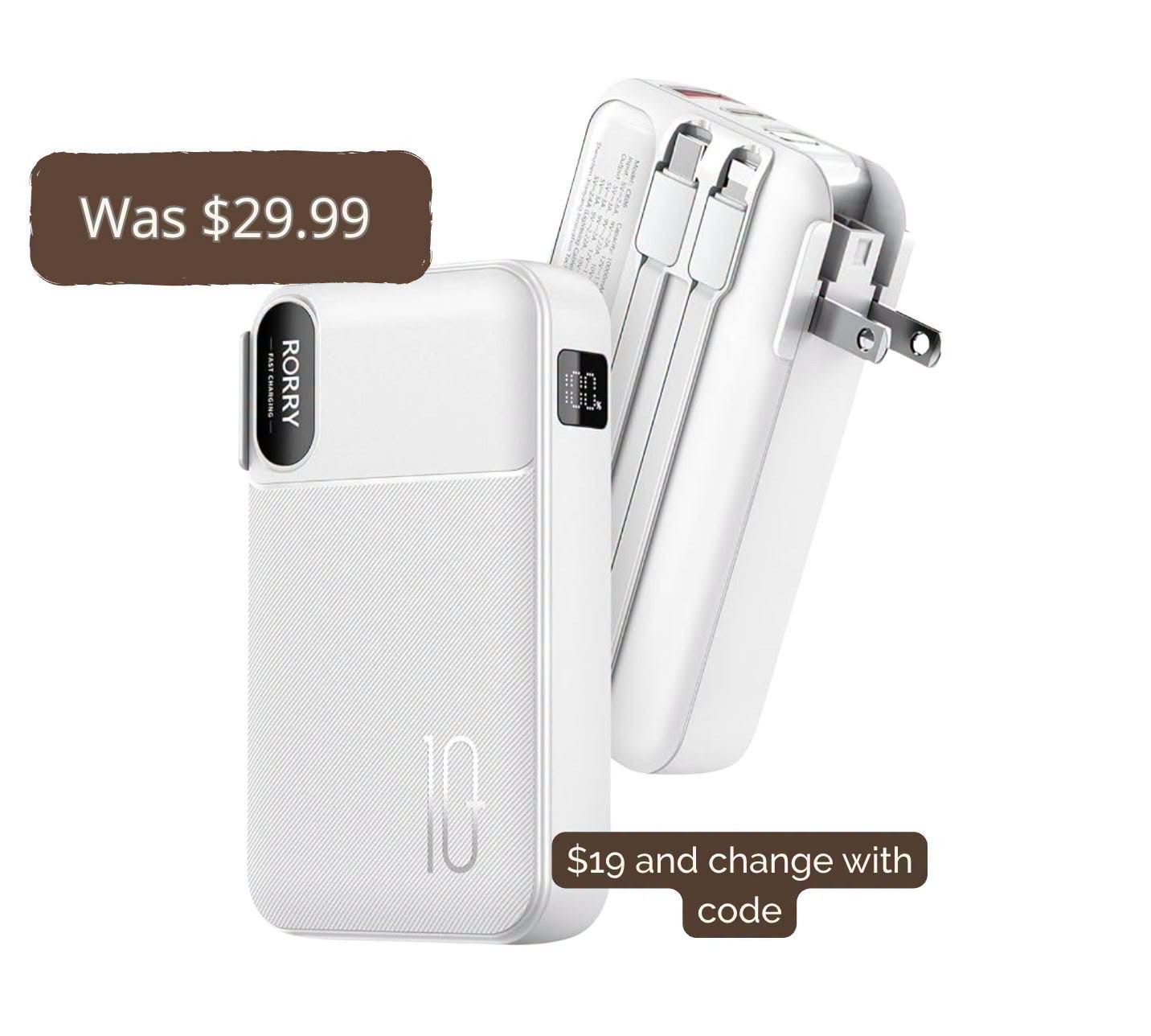 Portable charger on sale!

portable chargers
portable power banks
phone battery packs
fast charging power bank
travel phone chargers
compact portable chargers
wireless power banks
rechargeable battery packs
on the go phone charger
portable charging essentials

#LTKSeasonal #LTKSaleAlert