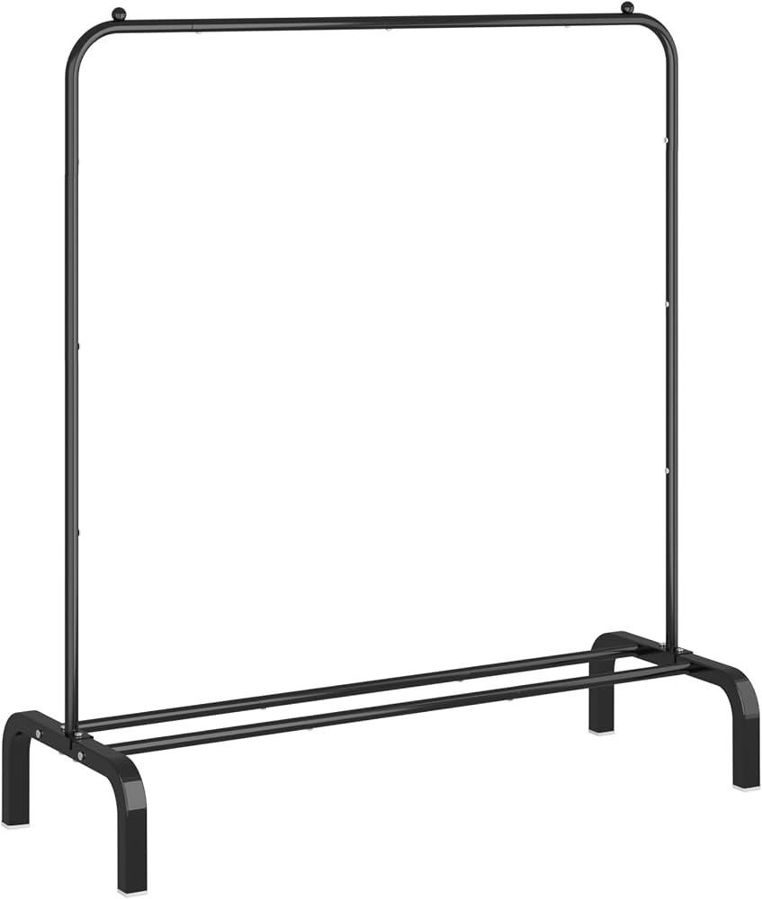 Clothes Rack Metal Clothing Rack with Bottom Shelf Garment Rack for Hanging Clothes Shirts Jeans ... | Amazon (US)