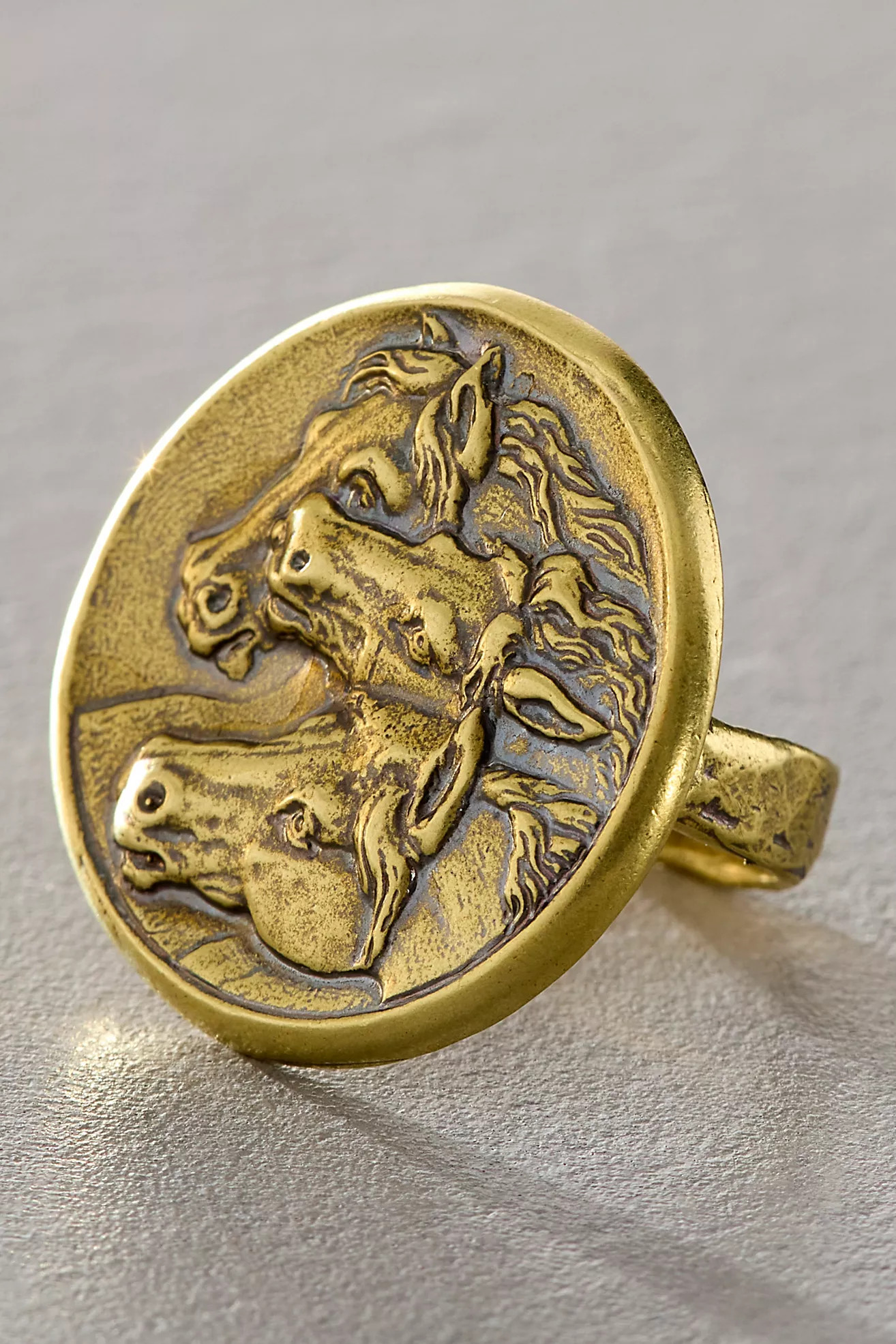 Alkemie Trio Of Horses Ring | Free People (Global - UK&FR Excluded)