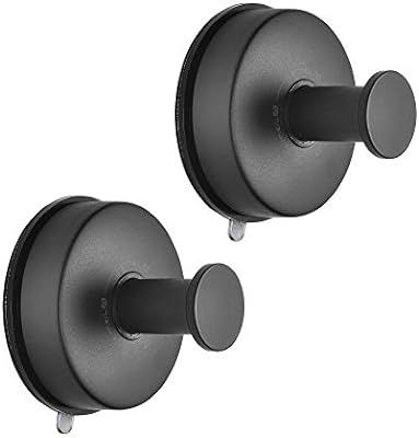 JOMOLA 2PCS Stainless Steel Bathroom Towel Hook Suction Cup Holder Utility Shower Hooks Hanger fo... | Amazon (US)