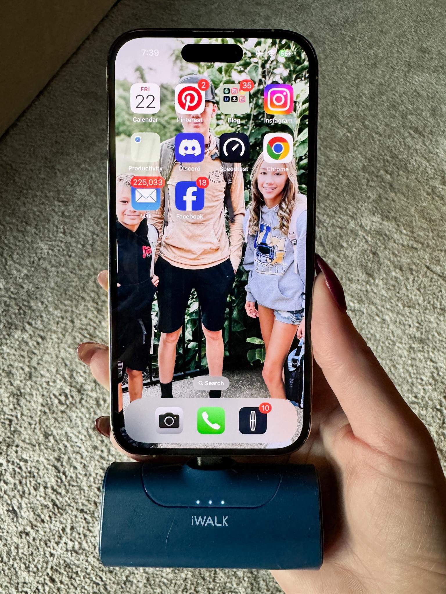 Portable charger 
Fashionablylatemom 
Fashionably late mom 