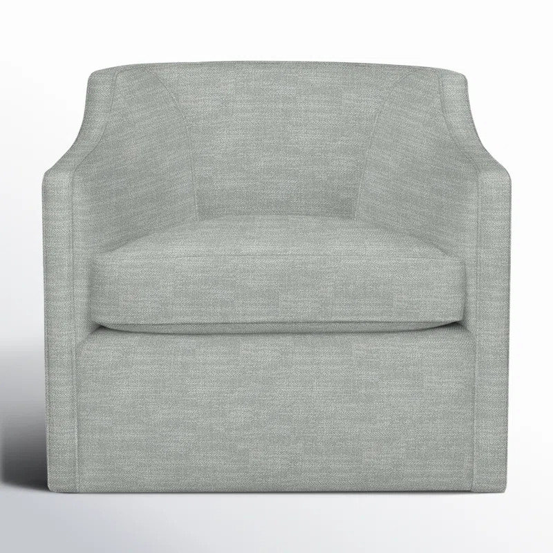 Marietta Upholstered Swivel Armchair | Birch Lane
