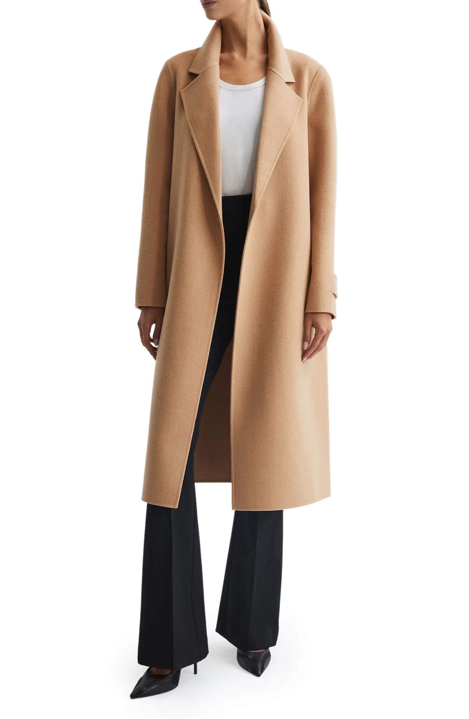 Brooks Wool Blend Longline Coat | Nordstrom