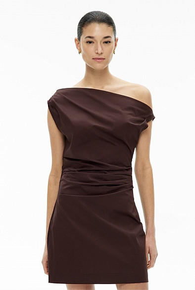 Asymmetric Shoulder Mini Dress | Witchery (AU)