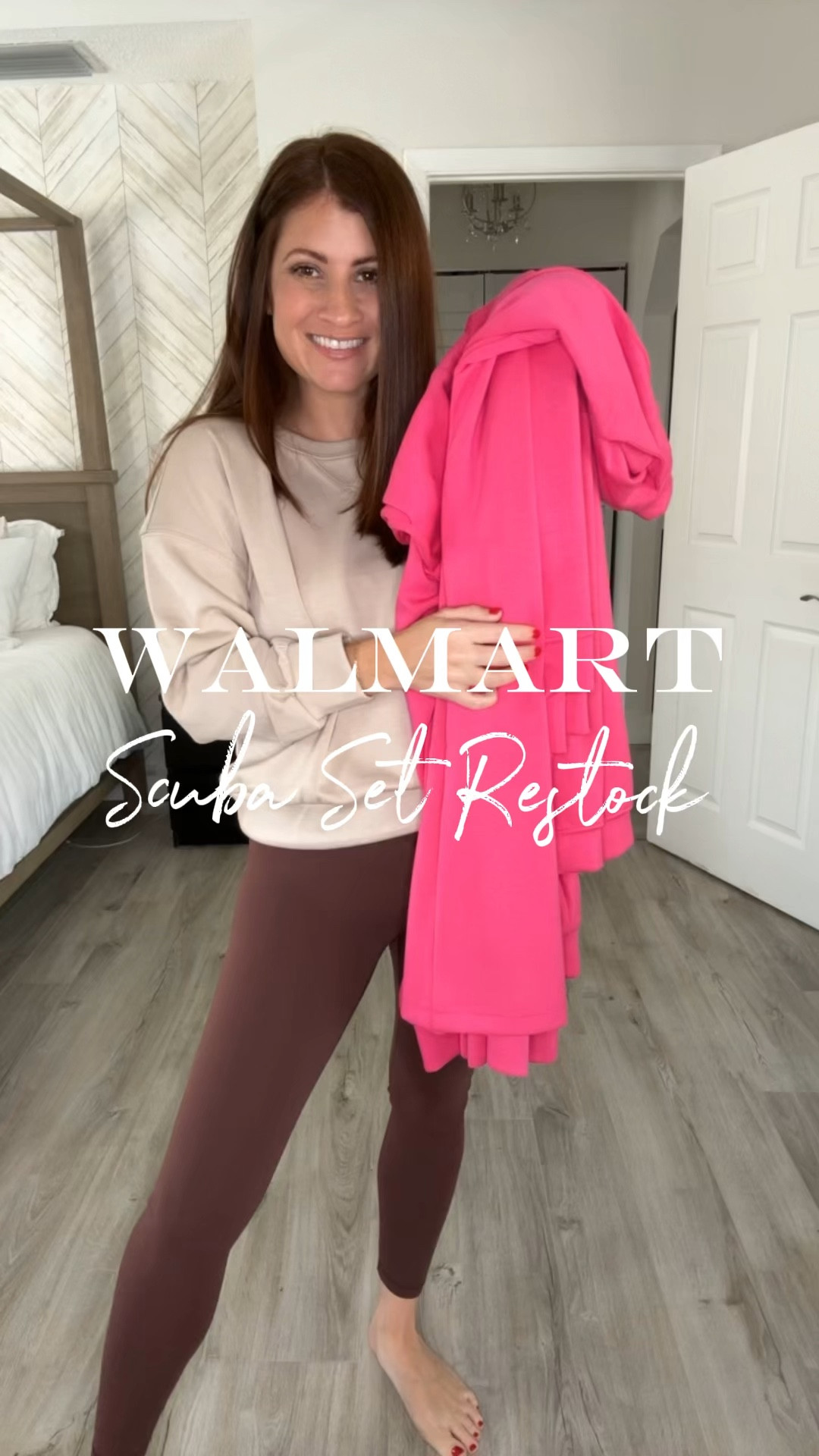 Restock Alert! Walmart Scoop Scuba Sets are back and now available in this cute Pink color! 💕 The fabric on these are so good! Available in 2 pants + pullover styles! Some sizes also available in other colors! These won’t last! 

Follow me for more affordable fashion finds, try ons and more! 

Wearing a medium in the pullover and small in both bottoms! Sold separately and all under $22! 

#LTKstyletip #LTKSeasonal #LTKfindsunder50