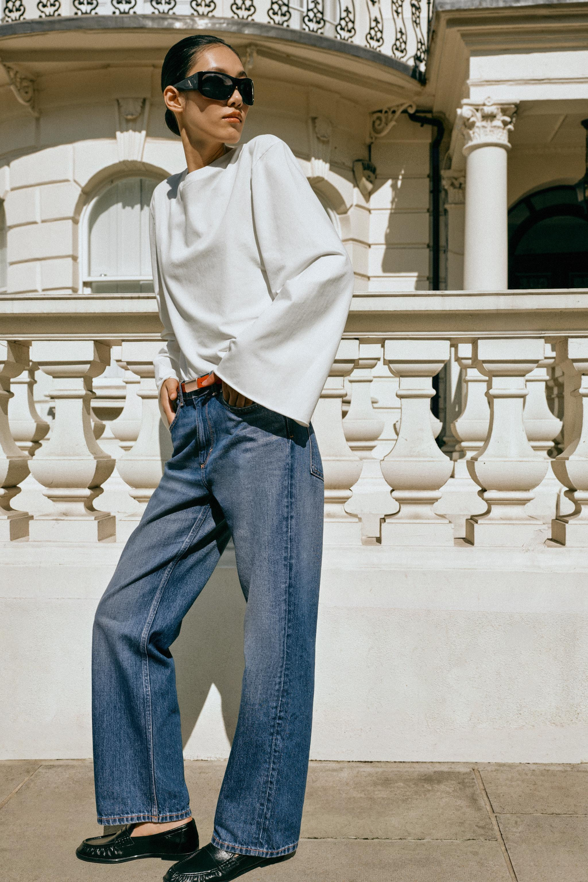 Z1975 HIGH RISE REGULAR LONG LENGTH JEANS | Zara US