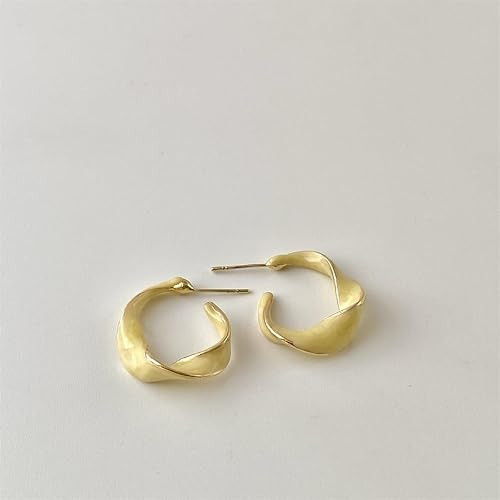 Enamel Twisted Hoop Earring Vintage Spiral Candy Color Earrings Minimalist Round Earrings | Amazon (US)