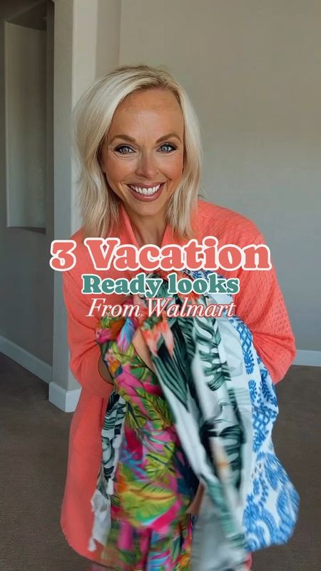 3 vacation ready looks from Walmart! I’m partnering with Walmart to bring the prettiest looks! Wearing a medium in everything! @walmartfashion #walmartpartner #walmartfashion 

#LTKStyleTip #LTKSwim #LTKFindsUnder50