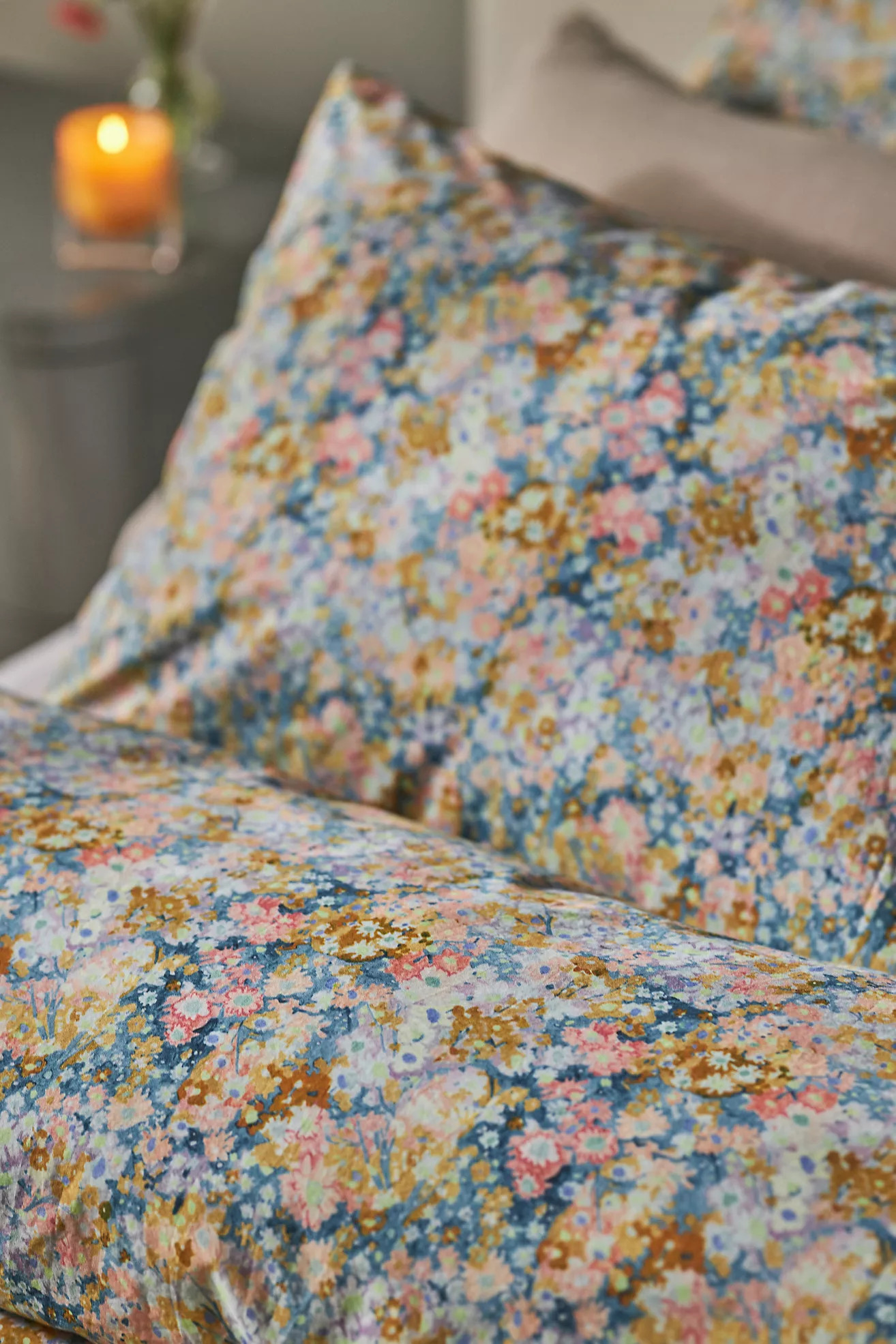 The Organic Cotton Printed Percale Duvet Collection | Anthropologie (US)
