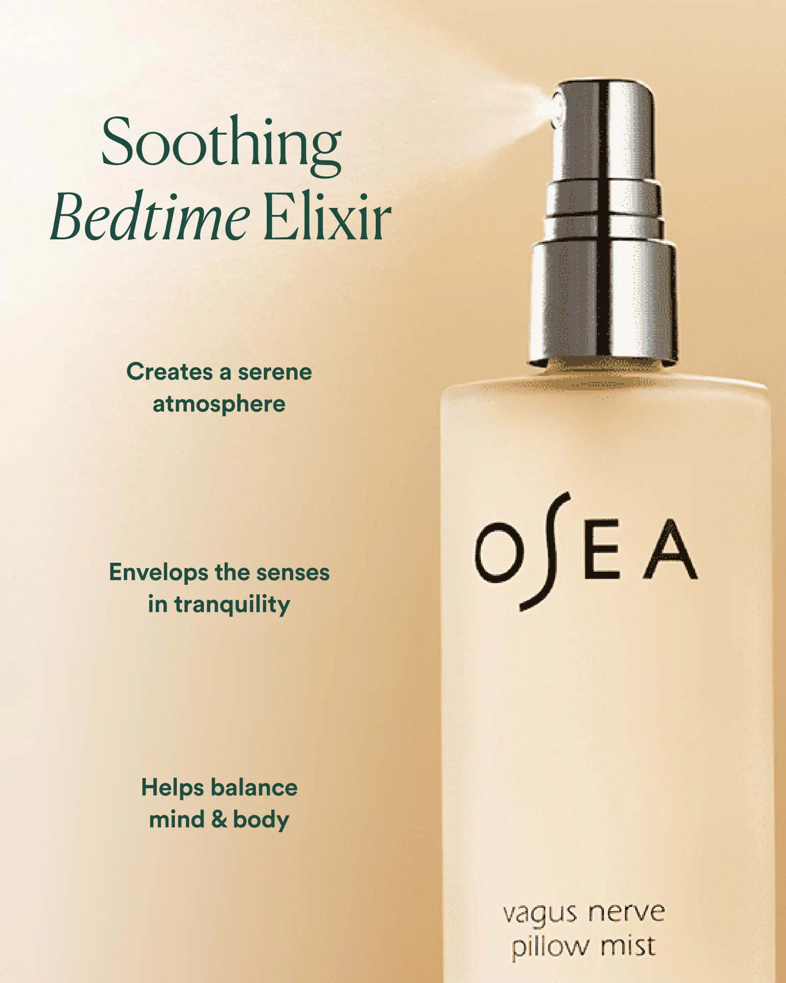 Vagus Nerve Pillow Mist | Calming Pillow Mist - OSEA | Osea Malibu (US)
