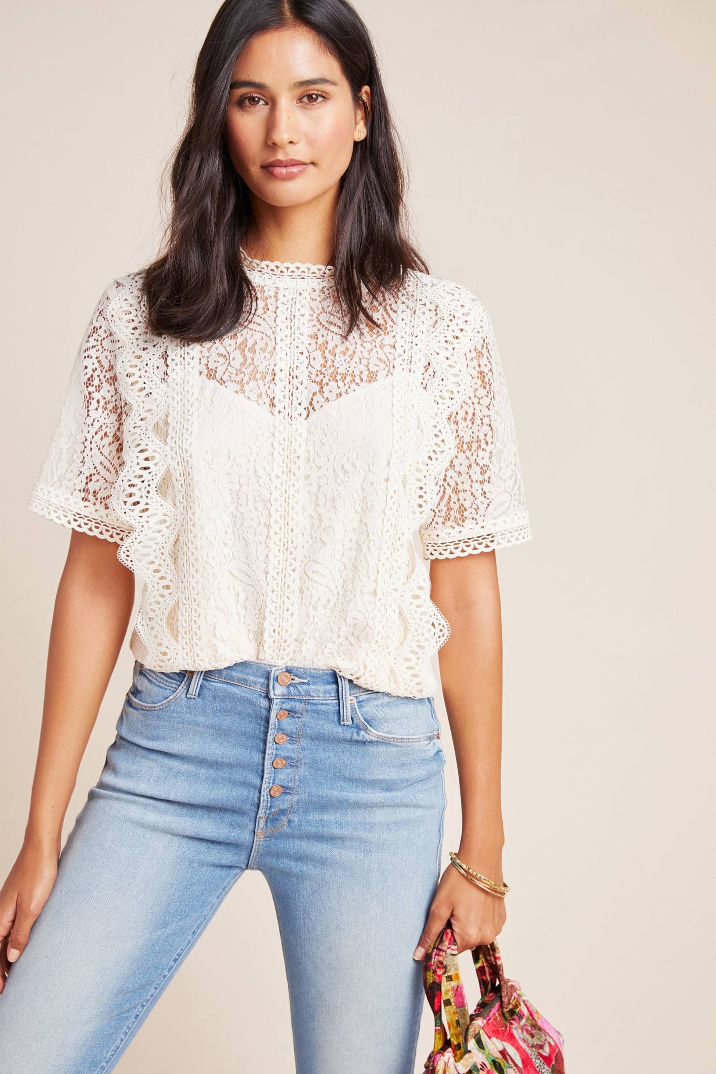 Carson Lace Top | Anthropologie (US)