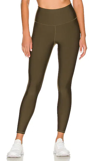 High Waist 7/8 Airlift Legging in Dark Olive | Revolve Clothing (Global)