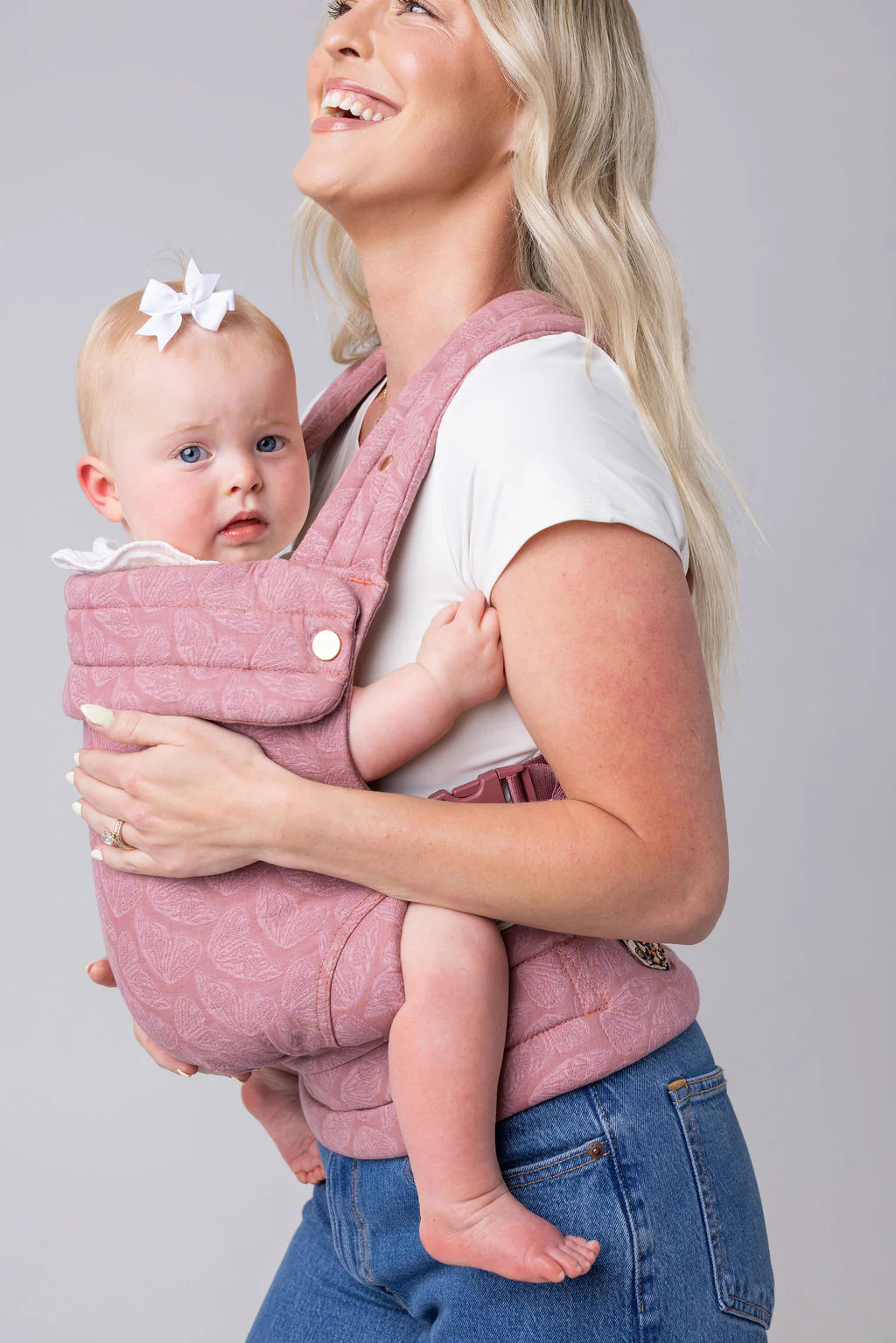 The Monarch Baby Carrier - Mauve Wings | Mabē
