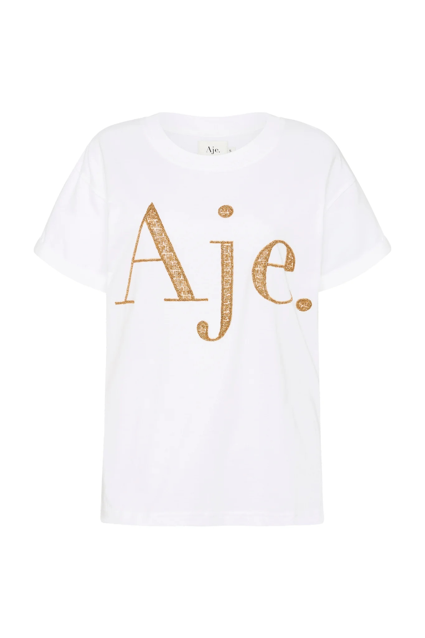 Flossie Embellished Logo Tee | aje. (Australia and New Zealand)