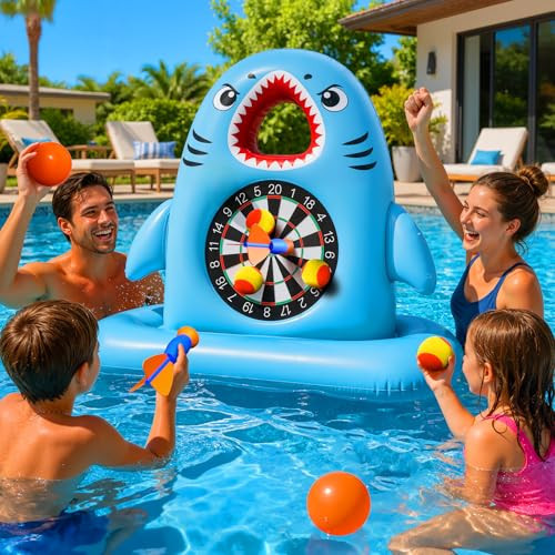 Best Pool Toys Game for Kids Teens, Inflatable Dart Board Toss Water Game - Floating Water Game, Pool and Beach Toys, Outdoor Yard Games and Toys for Kids Ages 4-12, Summer Birthday Party Gift | Amazon (US)